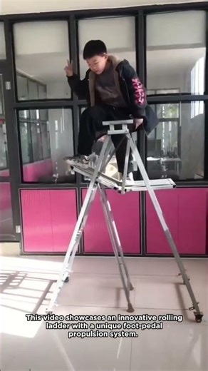 Self Propelled Ladder with Pedal Control