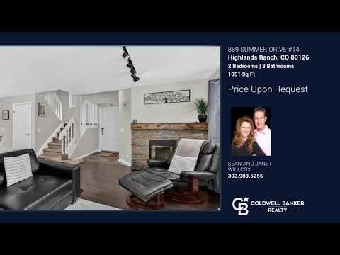 Sean and Janet Willcox presents 889 Summer Drive #14 Highlands Ranch, CO | ColdwellBankerHomes.com