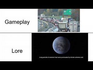 Real life gameplay Vs lore - extended