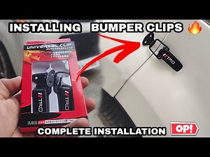 HOW TO FIT BUMPER CLIPS IN CAR || ONE OF THE BEST MODIFICATION 🔥|| MOST DETAILED VIDEO