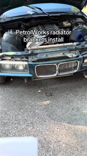 E36.carter on Instagram: "Check out these radiator brackets from Petrolworks!"
