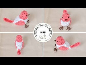 Easy Crochet Bird 🐦 Amigurumi Pattern Tutorial