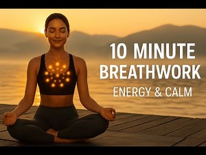 Guided Breathing | 10 Min - Beginner Breathwork | for Stress Relief & Calm (Handpan & Gong)