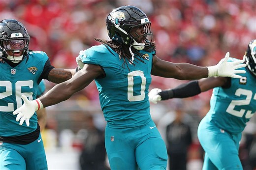 Devin Lloyd, Jacksonville Jaguars defense, have pursuit of the football on their minds