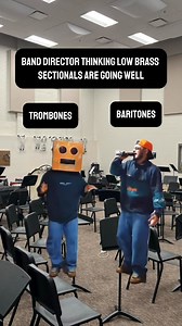 Low brass being low brass. #marchingband #marchingbandlife | Marching Band Is Awesome