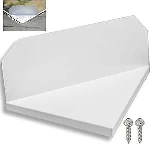 Extreme X Rain Gutter Diverter, Bi-Directional 45-Degree Rain Diverter for Gutters and Gutter Extension, Splash Guard Alternative,Includes 2 Screws, Crafted in The US, White