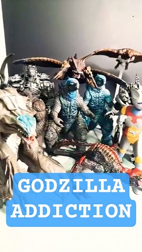 GODZILLA FIGURE ADDICTION #godzilla #godzillavskong #shingodzilla
