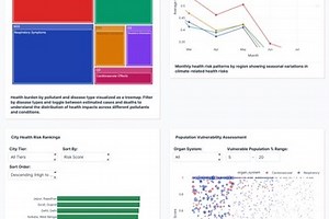 Climate Health Risk Dashboard