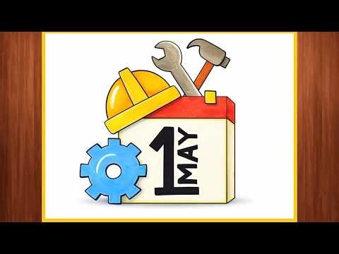 World Labour Day Drawing | Labour Day drawing | International workers Day Drawing | Happy Labour day