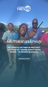9.5K views · 123 reactions | HAPPENING NOW: Grand Bahama residents taking to the streets in protest after a caregiver, hired to care for an elderly woman at her senior care, reportedly took home ownership of the woman’s home. A relative of the woman who placed her mother in the facility is now calling for justice. This is a developing story | Eyewitness News Bahamas | Facebook