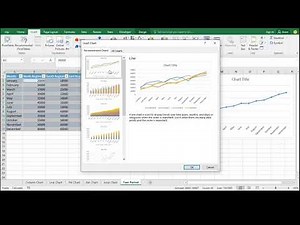 How to create a Multiple Line Chart in Excel