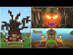 3 Spooky Halloween Builds To Add In Your Minecraft World | Tutorial