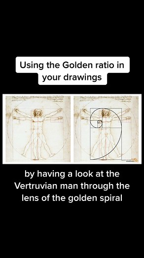 Drawing For Beginners: drawing the golden ratio #arttok #artistsofticktok #artist #howtodraw #drawingchallenge #arttutorial #tutorial #bored