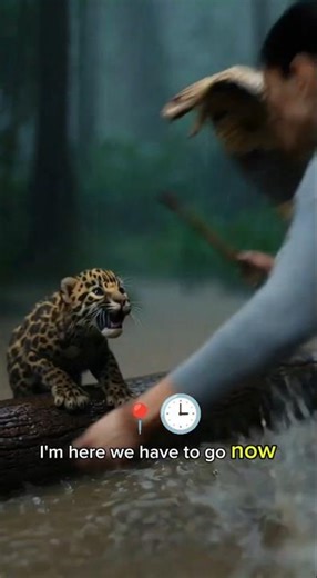 Cobra Attacks Baby Jaguar… Female Hero Risks Everything😱🐍🐅#snakeattack #wildlife #rescue