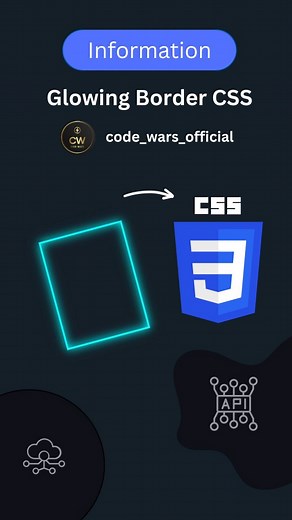 Code Wars on Instagram: "(Save it 🌟) Glowing Border CSS. . . . 🤩 Source Code Available in GitHub & Telegram Link in Bio 🔥 !! FOLLOW US TO LEARN CODING !! Follow for more @code_wars_official 💙 Tags Your Friends 😉 Don't forget Like ♥️ and share 💬 Save for future references 📖 ✅ Follow Us @code_wars_official to never miss content like this in the future 🚀 Hastags🏷️ : #navigation #hover #html #css #html5 #css3 #csstricks #cssanimation #learnhtml #learncss #csstips #csstipoftheday #webdevelop