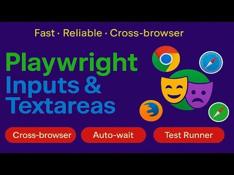 8. [Playwright | Typescript] Working with Inputs and Textareas