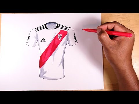 Aprende a dibujar la camiseta oficial del River Plate
