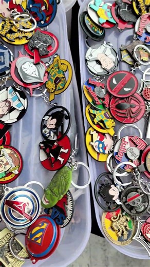 showing an amazing key rings