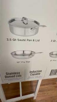 Viking Culinary Stainless Steel Cookware Set. Love it!