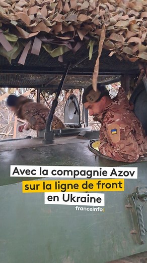 144K views · 1.8K reactions |  En Ukraine, au nord-est de Pokrovsk, à environ sept kilomètres de la ligne de combat, la compagnie Azov soutient les soldats ukrainiens en première ligne. Exceptionnellement, Virginie Pironon a pu passer 24 heures auprès des soldats du 1er corps d’Azov, la 20e brigade "Lioubart". #franceinfo #ukraine #russie #combat #guerre | Franceinfo | Facebook