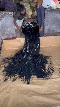 How Black Foam Is Made | Ultimate Process Revealed😱 #factory #technology