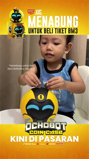 Tabung Ochobot Coin Case — Cara Menabung Untuk Tonton BoBoiBoy Movie 3