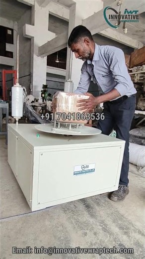 Sabse Sasta Carton Box Stretch Wrapping Machine | Box Packing Machine for Warehouses