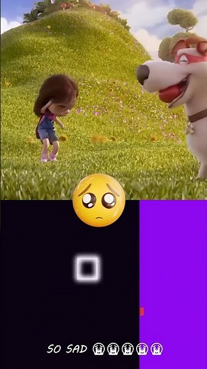 Try not to cry Challenge.. 😥😭💔 | Bouncing Square #fyp