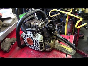 Stihl ms 361 Easy Way I Remove Clutches And Inspection For Repair and Mild Port Work pt1