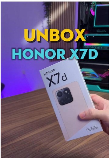 UNBOX Honor X7d | Một chiếc điện thoại giá r.ẻ hiệu năng ổn với pin khá trâu 6500mAh nha anh em #dienthoai #smartphone #baoengg