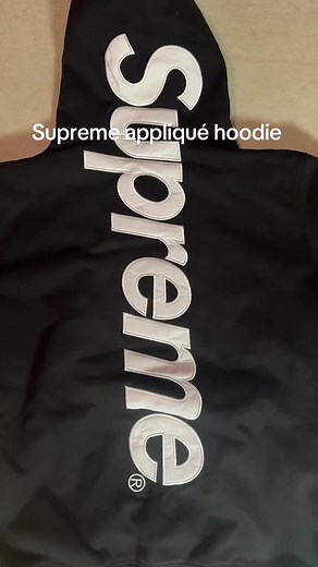 Supreme Appliqué Hoodie Available with Fast Shipping