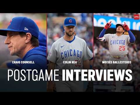 Postgame Interviews: Colin Rea, Moisés Ballesteros, Craig Counsell on loss to Dodgers