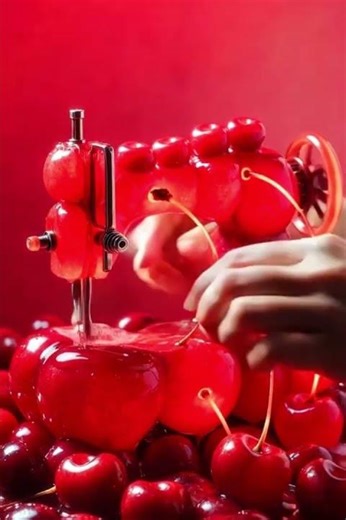 Surreal sewing machine ASMR – Soft tapping + clicking sounds