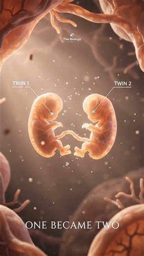 How Can One Embryo Become TWO Babies? #twins #embryology #shorts