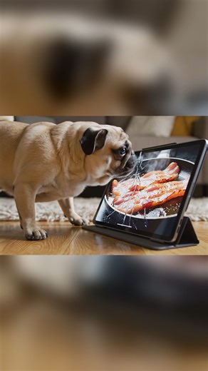 8.3K views · 127 reactions | New diet plan virtual bacon!  What do you think he's tasting | larte.design | Facebook