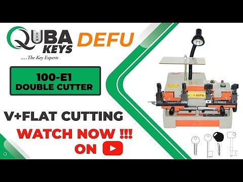 Defu 100-E1 Double cutter Key Cutting Machine | Quba Keys