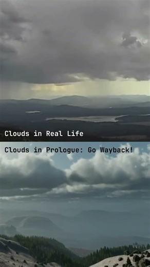 We made realistic clouds for our game. #weather #cloudy