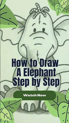 How to Draw Heffalump with step-by-step instructions #shorts