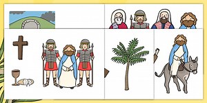 Easter Story Cut Outs