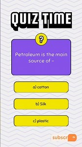 "Master Synthetic Fibres & Plastics: Class 8 Chapter 3 MCQ Challenge! 🧪💡"