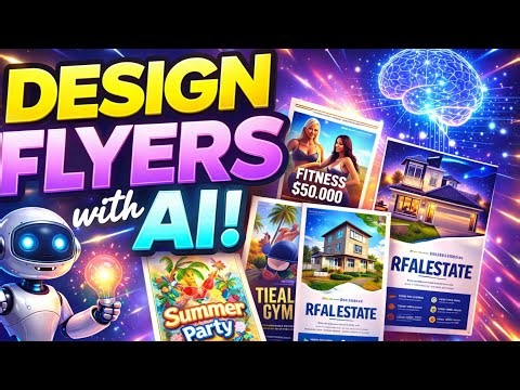 How To Design Professional Flyers With AI (Step-by-Step Beginner Guide 2026)