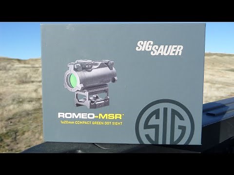 Sig Sauer Romeo MSR Green Dot Review