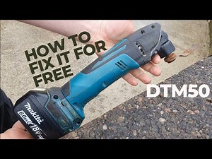 Makita DTM50 multitool not working? TRY THIS!!! #powertools #repair #makita #trending