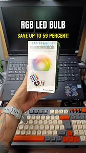 RGB BULB WITH REMOTE LED 16 Colors Multicolor Bulb E27 220V RGB Bulb Base Household Lighting Dimmable 24 Key Remote Control Atmosphere Neon Light Party Bedroom Home Room Smart Bulb led bulb 5/7/9/12W #bulb #rgb #rgblights #remote #multicolor #wireless #control #memory #unbox #unboxing #unboxingvideo #led #ledlights Rgb bulb with remote | Zeus Jynx