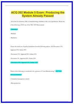 ACQ 202 Module 5 Exam Producing the System Already Passed1854 636x882