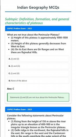 Definition, formation, and general characteristics of plateaus