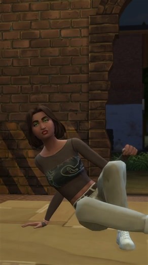 the starting pose for an hiphop animation