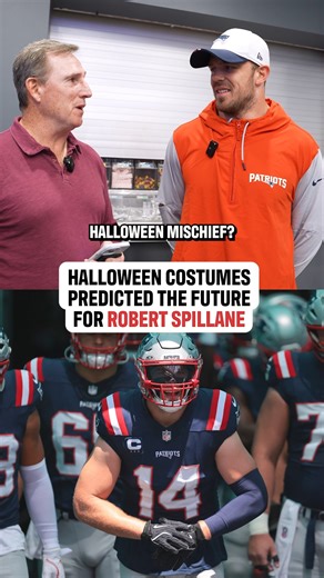 "I was a football player every single year." 🏈 🎃 Robert Spillane manifested his future | NBC Sports Boston