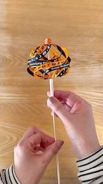 ハロウィンにぴったりのおもちゃを作ってみました🎃#ハロウィン #手作りおもちゃ #おうちこうさく #工作 #簡単工作 #おうち遊び