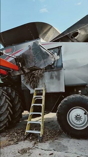 How fast can you pull a rotor? #gleaner #farming #harvest